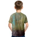 Aqua Textured Abstract Kids  Sport Mesh Tee View2