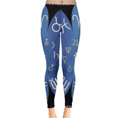 Astrology Birth Signs Chart Leggings  by Amaryn4rt