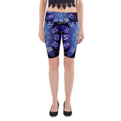 Astrology Birth Signs Chart Yoga Cropped Leggings