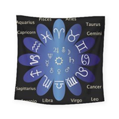 Astrology Birth Signs Chart Square Tapestry (small) by Amaryn4rt