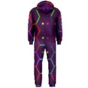 Color Bee Hive Pattern Hooded Jumpsuit (Men)  View2