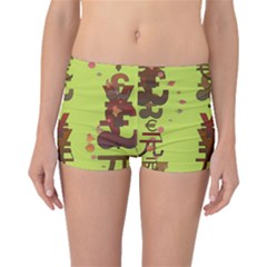 Set Of Monetary Symbols Boyleg Bikini Bottoms