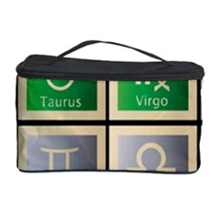 Set Of The Twelve Signs Of The Zodiac Astrology Birth Symbols Cosmetic Storage Case by Amaryn4rt