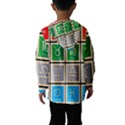 Set Of The Twelve Signs Of The Zodiac Astrology Birth Symbols Hooded Wind Breaker (Kids) View2