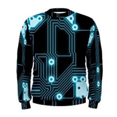 A Completely Seamless Background Design Circuitry Men s Sweatshirt by Amaryn4rt