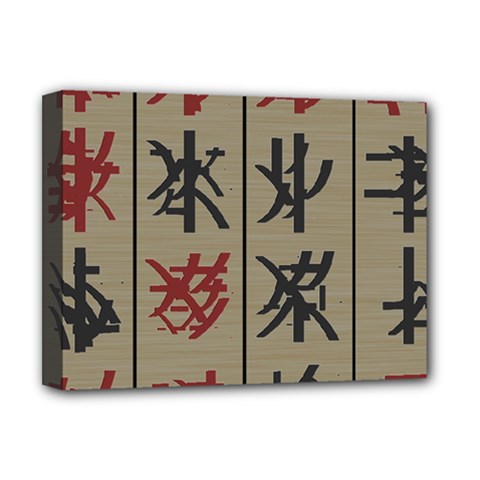 Ancient Chinese Secrets Characters Deluxe Canvas 16  X 12   by Amaryn4rt