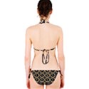 Black And Gold Buttons And Bars Depicting The Signs Of The Astrology Symbols Bikini Set View2