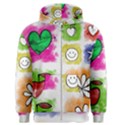 A Set Of Watercolour Icons Men s Zipper Hoodie View1