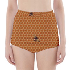 The Lonely Bee High-waisted Bikini Bottoms by Amaryn4rt