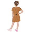 The Lonely Bee Kids  Short Sleeve Velvet Dress View2