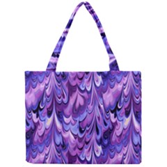 Purple Marble  Mini Tote Bag by KirstenStar