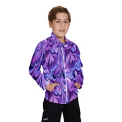 Purple Marble  Wind Breaker (kids) by KirstenStar