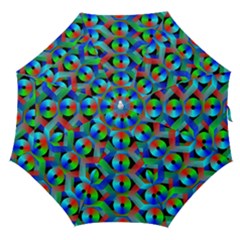 Bee Hive Color Disks Straight Umbrellas by Amaryn4rt