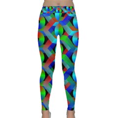 Bee Hive Color Disks Classic Yoga Leggings by Amaryn4rt