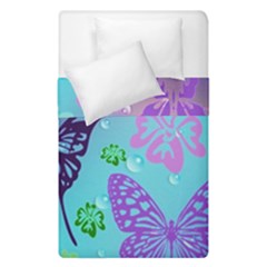 Butterfly Vector Background Duvet Cover Double Side (single Size)