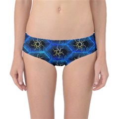 Blue Bee Hive Pattern Classic Bikini Bottoms by Amaryn4rt