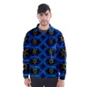 Blue Bee Hive Pattern Wind Breaker (Men) View1