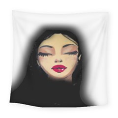 Girl Square Tapestry (large) by Valentinaart