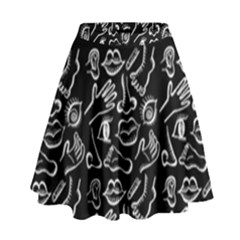 Body Parts High Waist Skirt