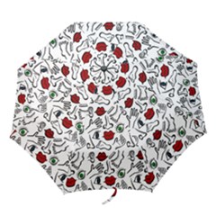 Body Parts Folding Umbrellas by Valentinaart