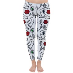 Body Parts Classic Winter Leggings by Valentinaart