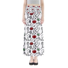 Body Parts Maxi Skirts by Valentinaart