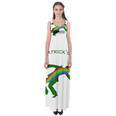 St  Patricks Empire Waist Maxi Dress by Valentinaart