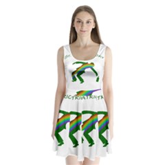 St  Patricks Split Back Mini Dress 