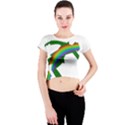 St. Patricks Crew Neck Crop Top View1