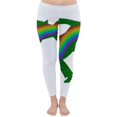 St  Patricks Classic Winter Leggings by Valentinaart