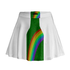 St  Patricks Mini Flare Skirt by Valentinaart