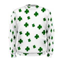 St  Patrick s Clover Pattern Men s Sweatshirt