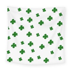 St  Patrick s Clover Pattern Square Tapestry (large)