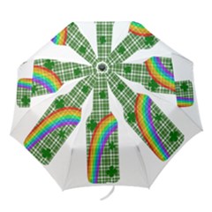 St  Patricks Day - Bottle Folding Umbrellas by Valentinaart