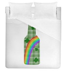 St  Patricks Day - Bottle Duvet Cover (queen Size)