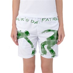 St  Patrick s Day Women s Basketball Shorts by Valentinaart