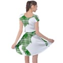 St. Patrick s day Cap Sleeve Dresses View2