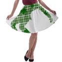 St. Patrick s day A-line Skater Skirt View1