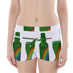 St  Patrick s Day Boyleg Bikini Wrap Bottoms by Valentinaart