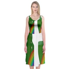 St  Patrick s Day Midi Sleeveless Dress