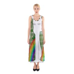 St  Patrick s Day Sleeveless Maxi Dress by Valentinaart