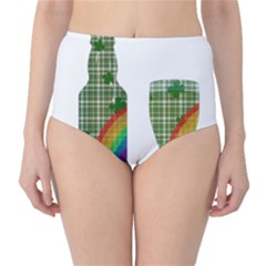 St  Patrick s Day High-waist Bikini Bottoms by Valentinaart