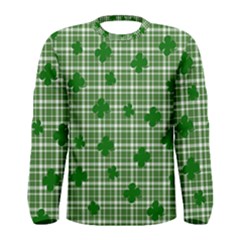 St  Patrick s Day Pattern Men s Long Sleeve Tee