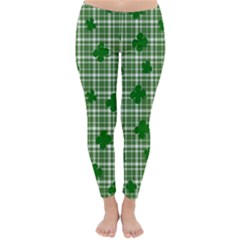 St  Patrick s Day Pattern Classic Winter Leggings by Valentinaart