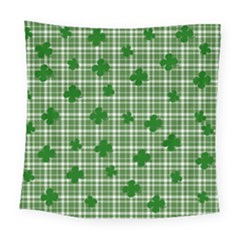 St  Patrick s Day Pattern Square Tapestry (large)