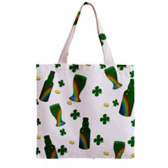 St  Patricks Day  Zipper Grocery Tote Bag by Valentinaart