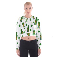 St  Patricks Day  Women s Cropped Sweatshirt