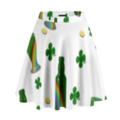 St  Patricks Day  High Waist Skirt