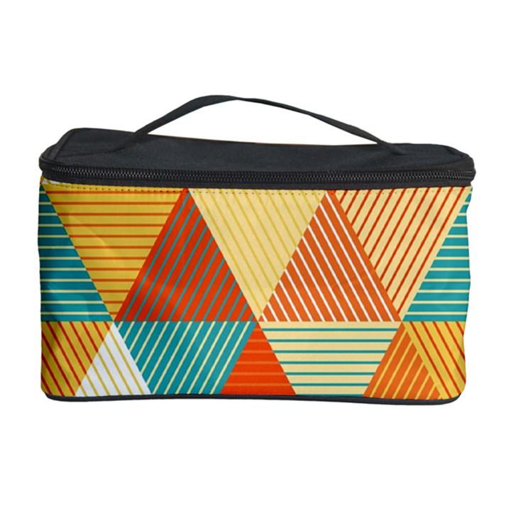 Triangles Pattern  Cosmetic Storage Case