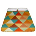 Triangles Pattern  Fitted Sheet (California King Size) View1